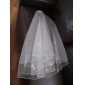 2 Layers Beautiful Elbow Wedding Veil