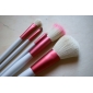 brocha de maquillaje profesional con funda de cuero libre