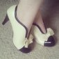PU Leather Upper High Heel Ankle Boot With Bowknot Fashion Shoes