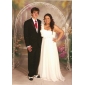 Clearance!Sheath/ Column One Shoulder Floor-length Chiffon Evening Dress