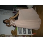 Sheath/Column One Shoulder Floor-length Chiffon And Stretch Satin Evening Dress 