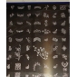 221 Designs Nail Art Stamp Image Plate/Big Nail Art Templates/Nail Stencils