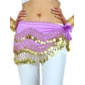 dancewear chiffon com 128 moedas de cobre lenço barriga dança hip para senhoras mais cores
