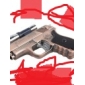 pistola a forma di torcia butano getto più leggero con il laser rosso (colore assortiti)