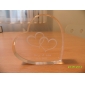 Personalized Heart Crystal Wedding Cake Topper (More Designs)