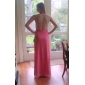 Chiffon Sheath/Column Halter Floor-length Evening Dress inspired by Claire Danes at Golden Globe Award 