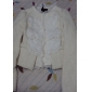 ts plata chaqueta de hilo de lana de flores
