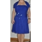 DORICE - Vestido de Damas em Chifon com Xale