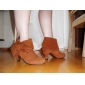 Suede Upper Chunky Heel Ankle Boots With Bowknot Party/ Evening Shoes More Colors Aavailable