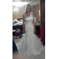 Satin Tulle Trumpet/Mermaid One Shoulder Sweep Train Evening Dress inspired by Julia Stiles at Golden Globe Award 