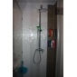 Single Handle Contemporary Color Changing LED Shower Faucet with 8 inch Shower Head + Hand Shower
