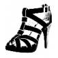 kunstlæder øverste chunky heelgladiator sandaler partiets shoes.more farver