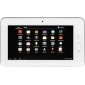 sintético de alta calidad de cuero cubierta de la caja de 7 pulgadas para Tablet PC - blanco