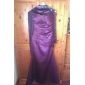 Trumpet/Mermaid Sweetheart Floor-length Satin Bridesmaid Dress 