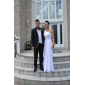 Chiffon Sheath/ Column One Shoulder Court Train Evening Dress inspired by Cat Deeley at Emmy Award