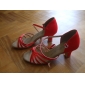 satijn bovenste vrouwen ballroom dansschoenen latin schoenen meer kleuren