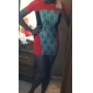 TS Color Block Lace Stitched Dress