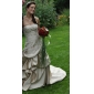 NEEA - Kleid für die Braut aus Satin und Spitze mit Bolerojäckchen