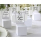White Chair Favor Box With Place Card Holder (Set of 12)