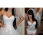 Two-In-One A-line Princess Sweetheart Floor-length Tulle Wedding Dress
