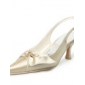 Top Quality Satin Upper High Heel Pumps With Bowknot Wedding Shoes/ Bridal Shoes