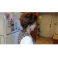 Capless Synthetic Brown Short Curly Wig