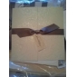 convite elegante do casamento gravado tri-fold com arcos de prata (conjunto de 50)