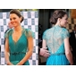 RAFFAELLA - Vestido de Festa em Chifon e Renda