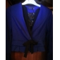 TS Contrast Color Bow Blazer