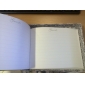 Bride and Groom Design Wedding Guest Book in White Resin