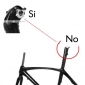 700C Full Carbon Feather Light Road Bike Frame with Rigid Fork Integrated Seatpost Natural Color