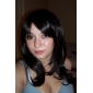 Capless Long High Quality Synthetic Dark Brown Curly Hair Wig