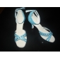 pétillante paillettes supérieure talon haut chaussures de bal pratique de la danse pour les femmes