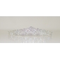 Fully Handmade Cubic Zirconia And Rhinestone Bridal Tiara