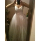 Two-In-One A-line Princess Sweetheart Floor-length Tulle Wedding Dress