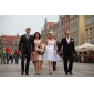 Ball Gown Sweetheart Knee-length Wedding Dress With 3D Floral 