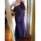Taffeta Trumpet/Mermaid One Shoulder Floor-length Evening Dress inspired by Renee Bargh 
