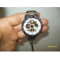 mode kleuren automatische witte goud heren horloge