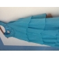 Sheath/Column Jewel Knee-length Chiffon Cocktail Dress