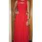 Sheath/Column V-neck Floor-length Chiffon Evening Dress inspired by Odette Yustman at Oscar