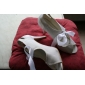 Obermaterial Satin High Heels Peep-Toes mit Schärpe Hochzeit Brautschuhe (0984-r-048)