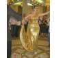 Sequined Trumpet/ Mermaid One Shoulder Sweep/ Brush Train Evening Dress inspired by Elizabeth Banks