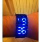 Orologio LED (Blu) Cobra,unisex,senza quadrante -Nero