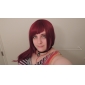 cosplay peluca inspirada en brave10-yuri rojo vino kamanosuke