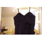 Sheath/Column Spaghetti Straps Floor-length Chiffon Junior Bridesmaid Dress