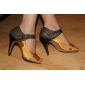 Customized Women's Satin With Sparkling Glitter Latin / Ballroom Dance Performance Shoes (More Colors)