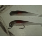 Soft Bait Fish 90MM 4G Sinking Plastic Fishing Lure (4 pcs/Color Assorted)