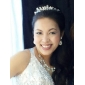 nydelig legering med tsjekkisk rhinestones bryllup brude tiara