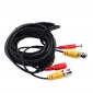 30 Meters (or 98 Feet) BNC Video and Power 12V DC Integrated Cable