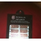 16pcs Nail Foil Art Armour Wraps Patch Stickers Manicure